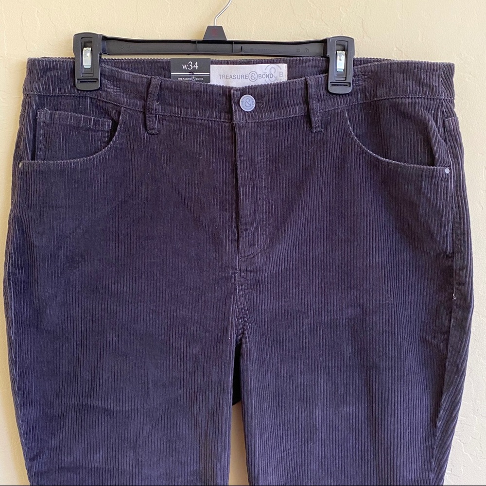 Treasure & Bond Mercy Bootcut High Rise Cords 34
